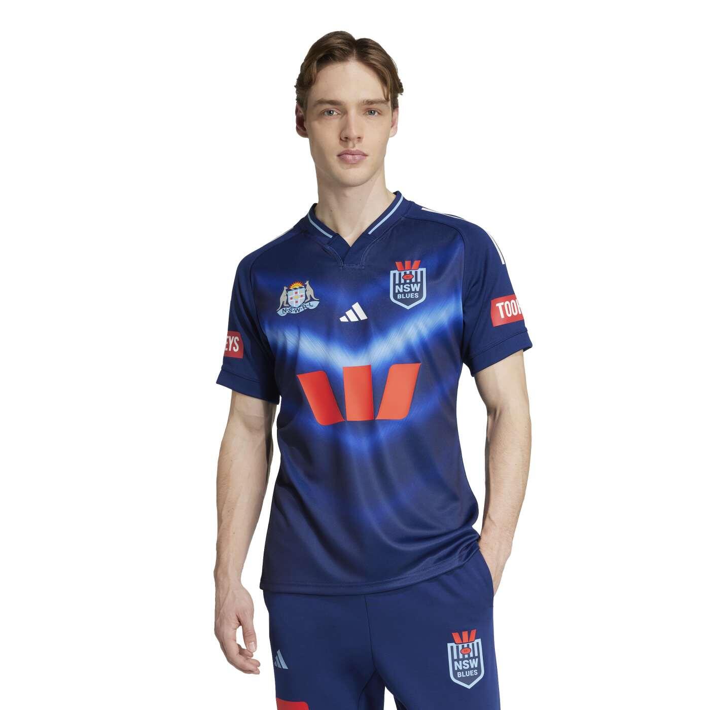 Maillot New South Wales Captain's Run Bleu marine 3/7
