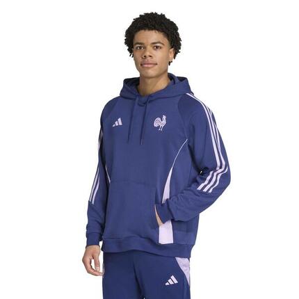 Sweat à capuche en molleton XV de France Bleu marine