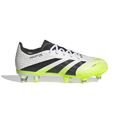 Crampons Adidas Predator League SG Junior Blanc, noir et jaune citron