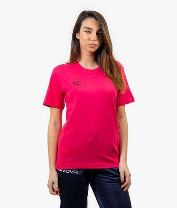 T-shirt Givova Cotone Fuksja Różowy 2xl