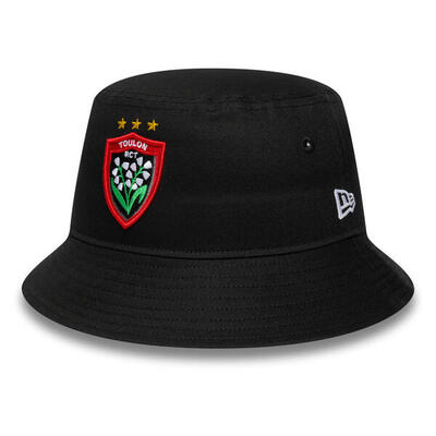 New era rc toulon bucket hat rugby pet zwart
