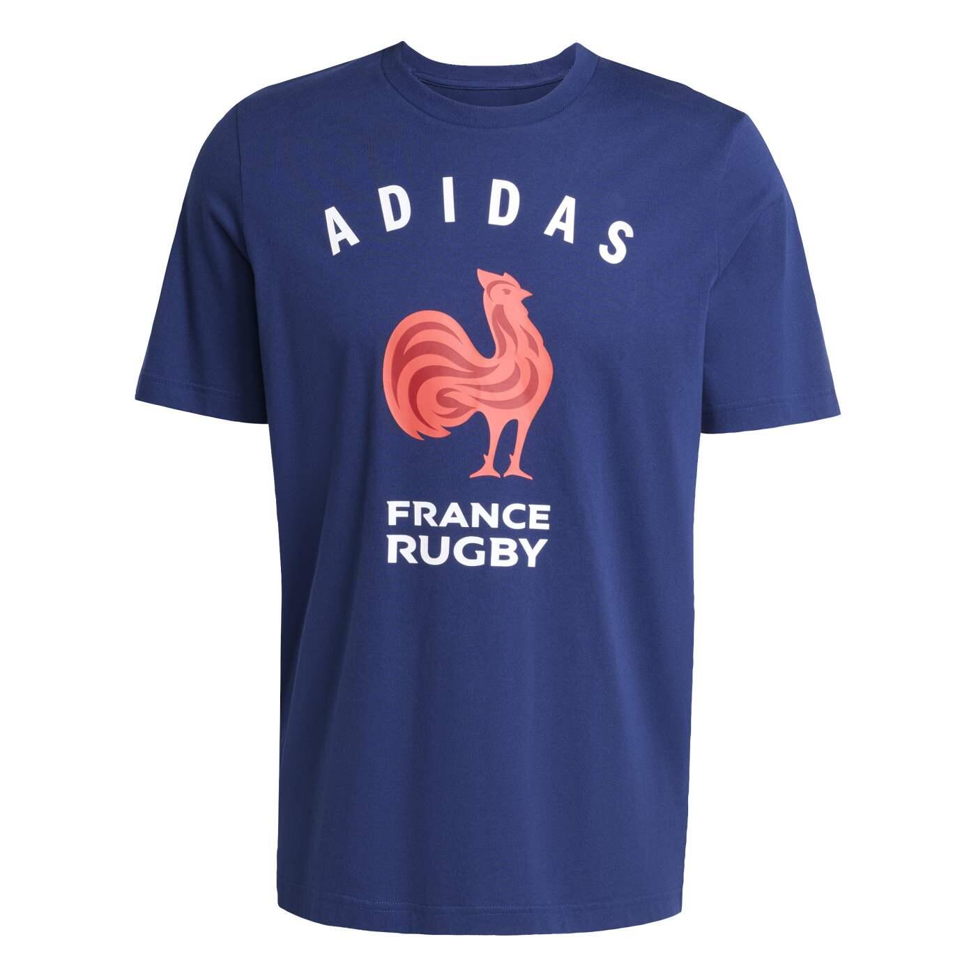 ADIDAS T-shirt Originale Tifoso Xv De France Blu Navy