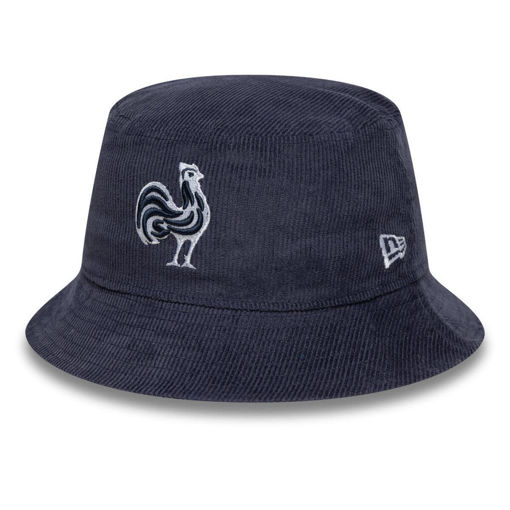 New Era XV de France Corduroy Bucket Hat Bleu marine