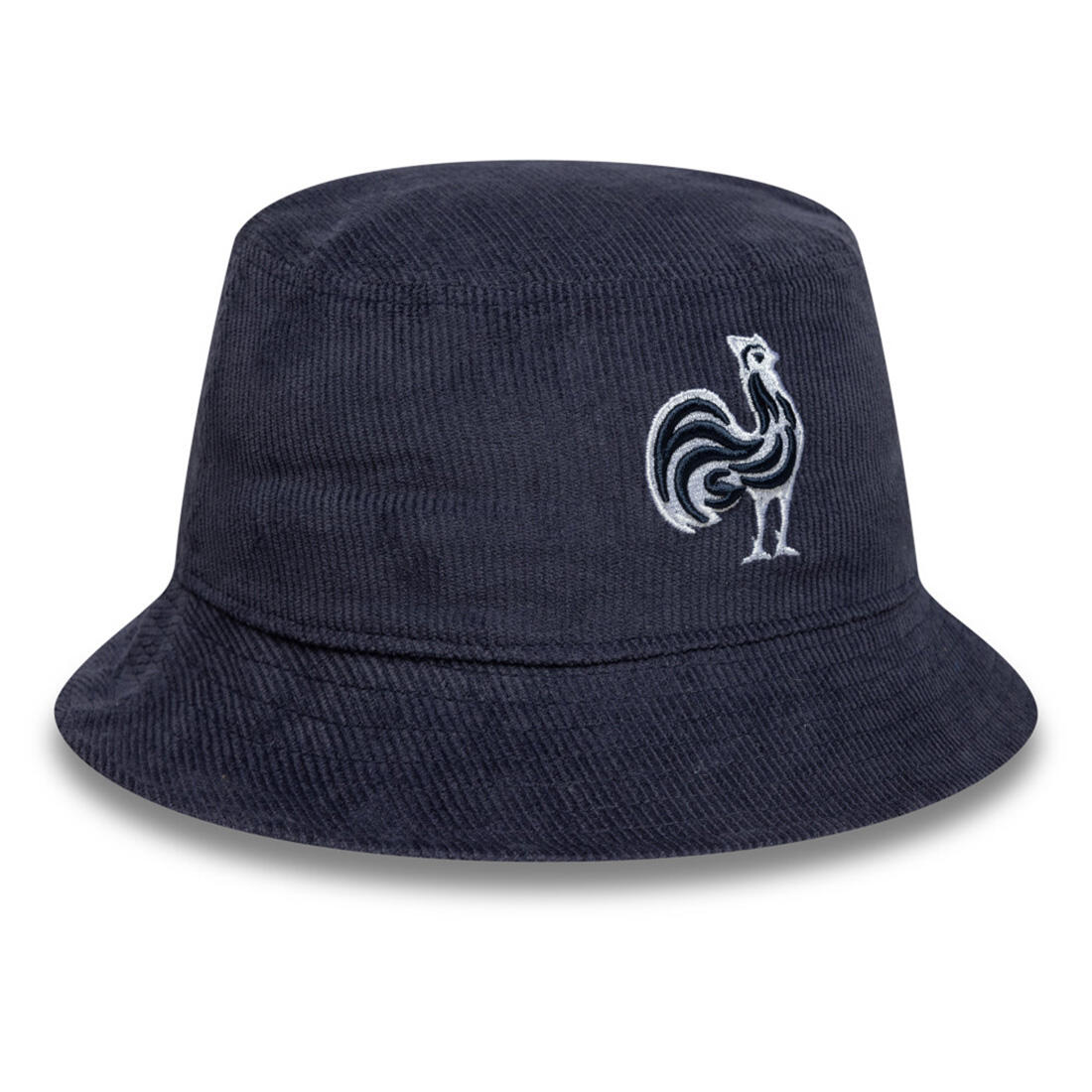 New Era Corduroy Bucket Hat Frankrijk Xv Rugby Pet Donkerblauw 5/5
