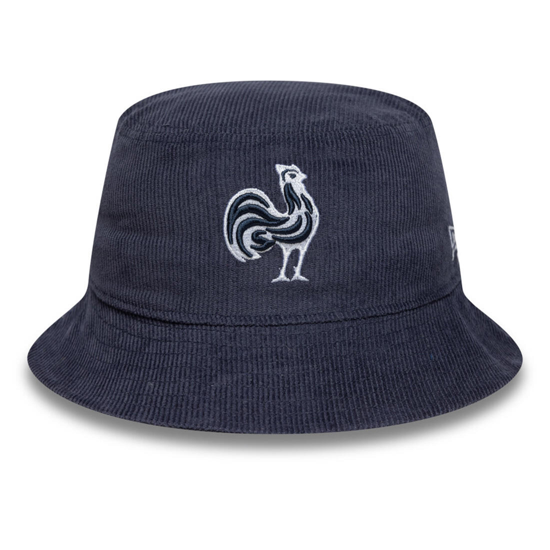 New Era Corduroy Bucket Hat Frankrijk Xv Rugby Pet Donkerblauw 3/5