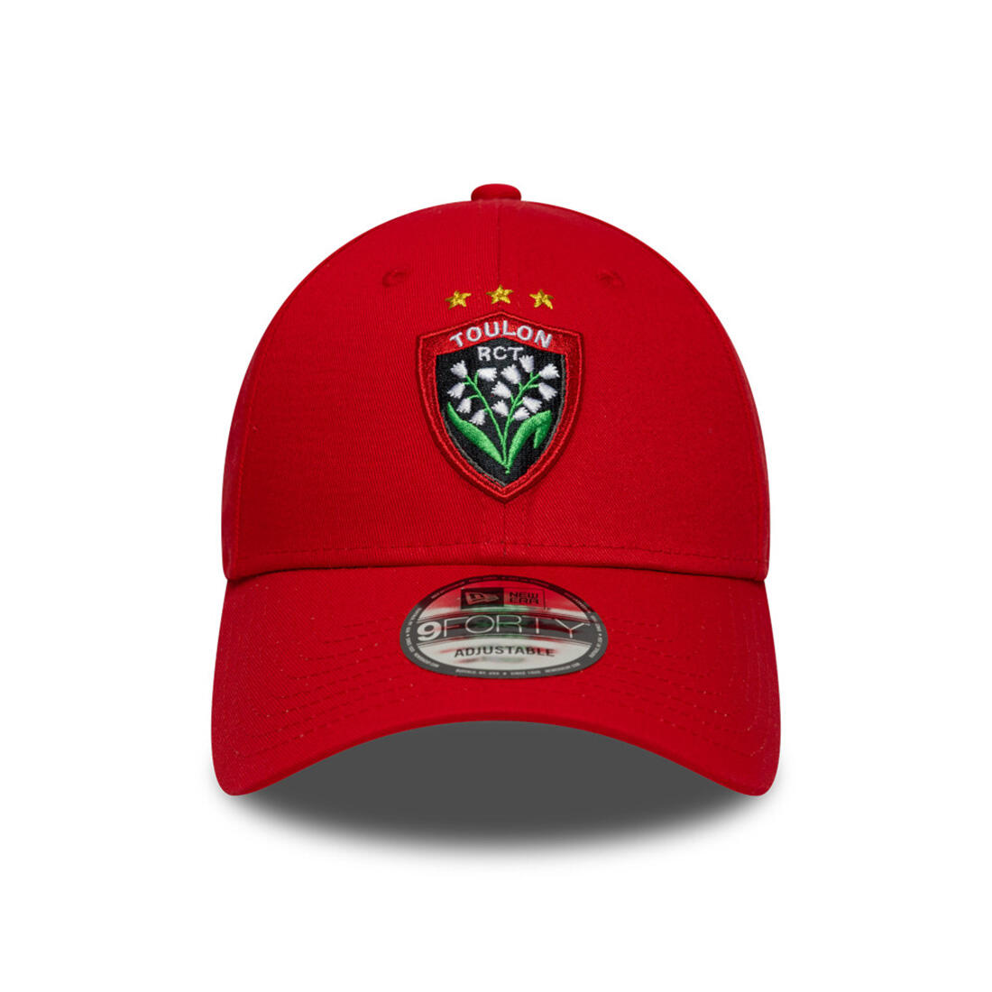 New Era Rc Toulon 9forty Boné Rugby Vermelho 3/5