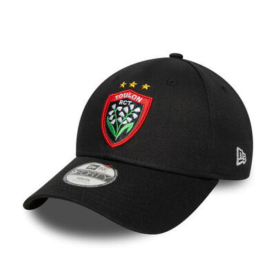New era rc toulon 9forty junior rugbypet zwart