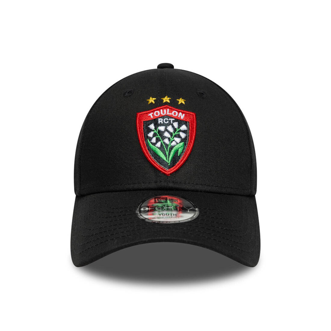 New Era RC Toulon 9Forty junior cappello rugby nero 3/5