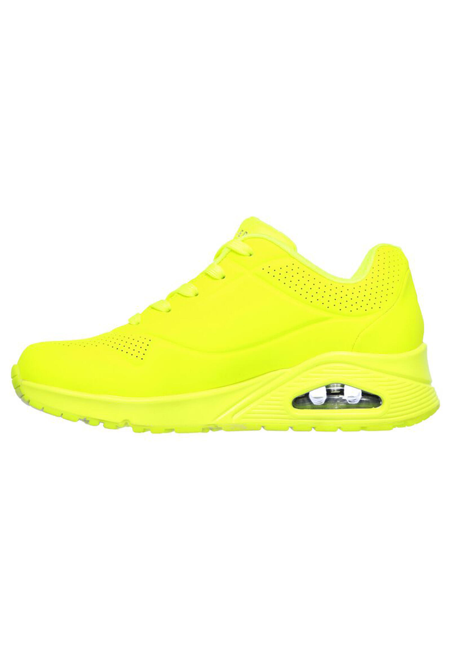 Skechers Street UNO Night Shades Sneakers Damen 73667 neon gelb 6/7