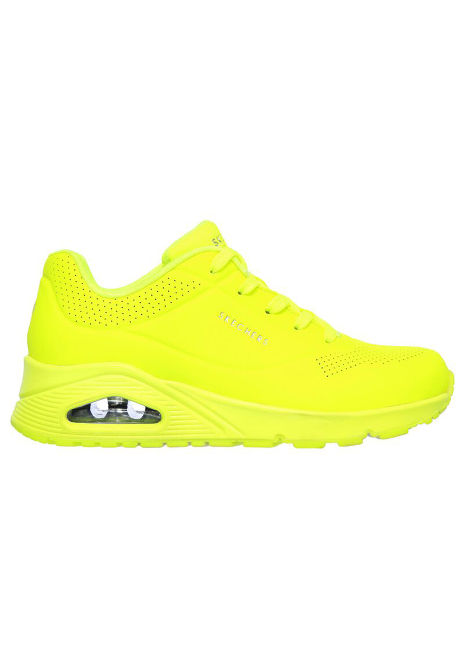 Skechers Street UNO Night Shades Sneakers Damen 73667 neon gelb 7/7