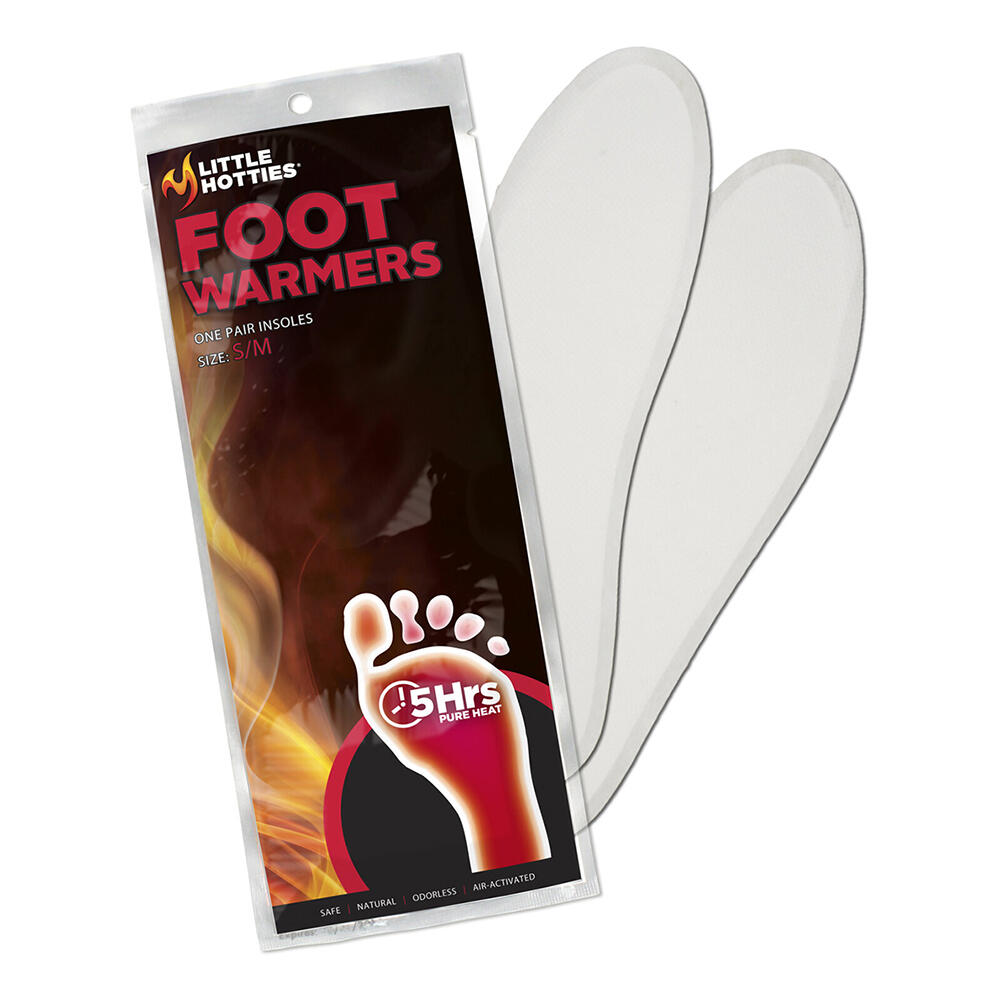 1 Pair Little Hotties Foot Warmers 5hrs Pure Heat Air-Activated Insole