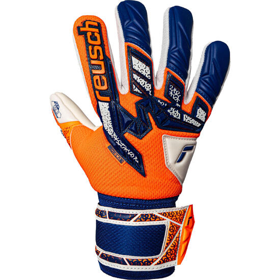 Rękawice bramkarskie dziecięce Reusch Attrakt Freegel Gold NC Junior