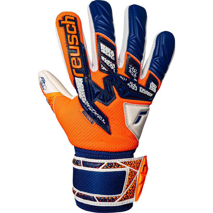Reusch Attrakt Freegel Silver Junior Yellow Silver