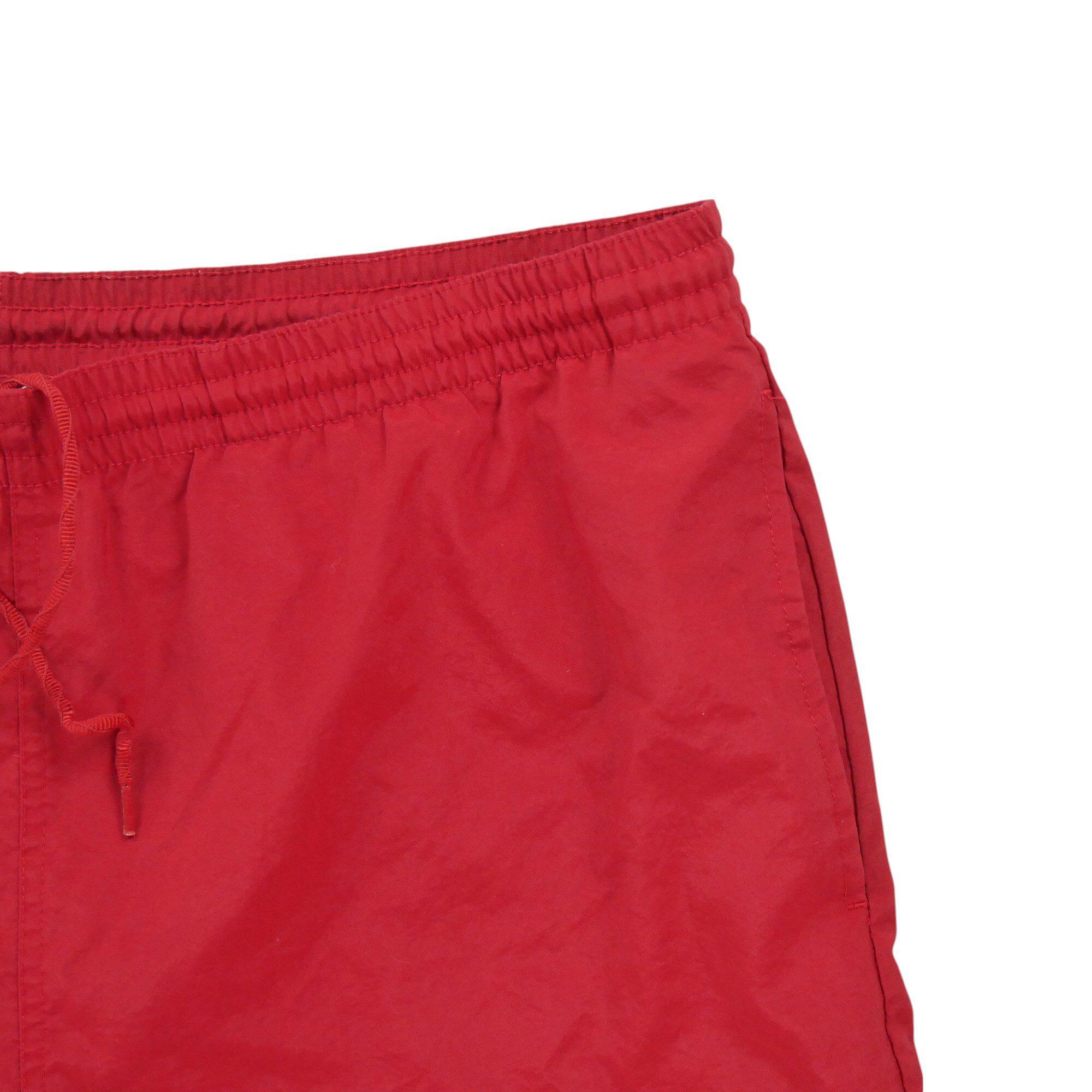 Segunda Vida - Bermudas de natação masculinas vermelhas Vintage Y2K - Como novo 4/5