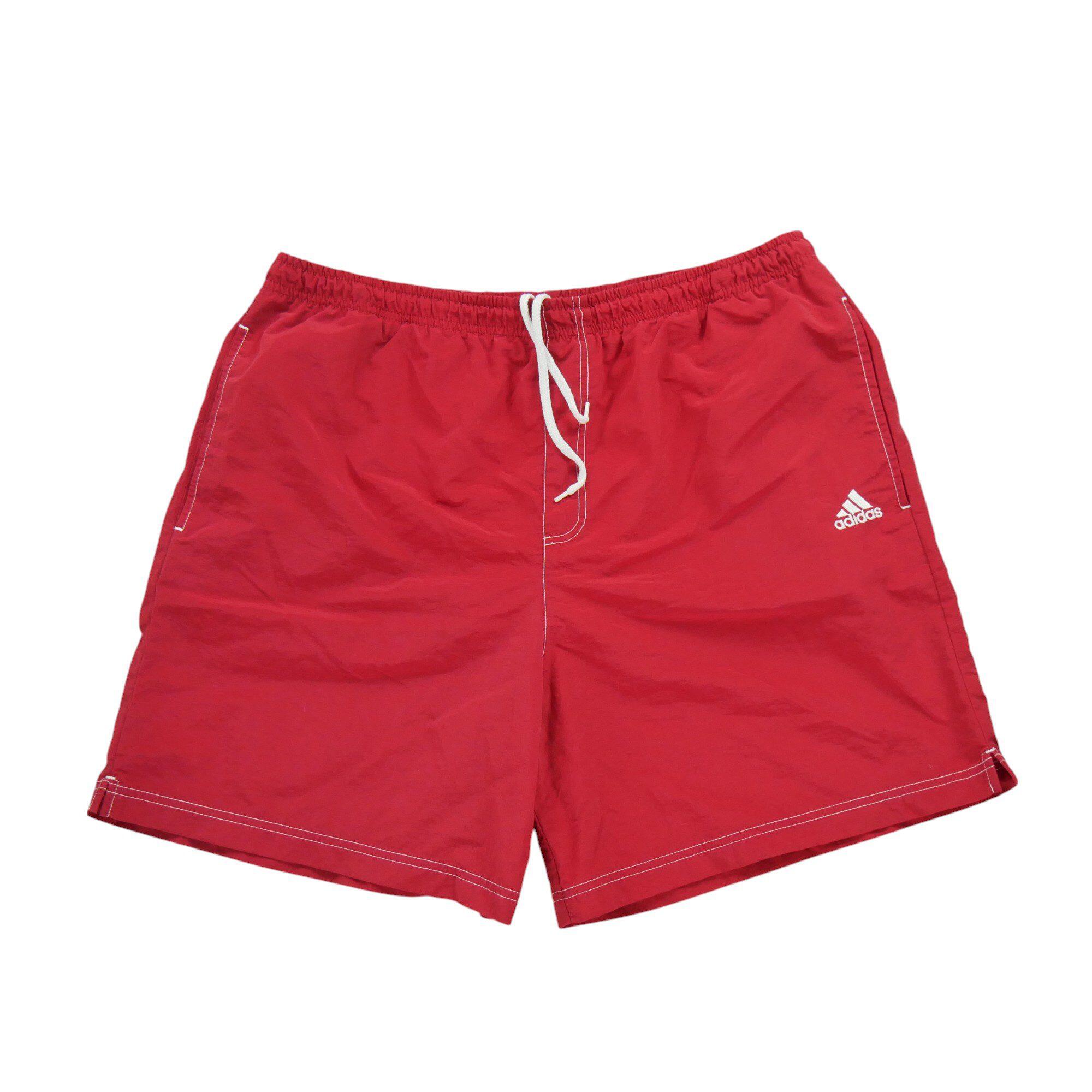 Adidas - Reconditionné - Short De Bain Homme Vintage Y2k Rouge - Excellent - Maillot De Bain 1 Pièce - Rouge - Xl - Decathlon