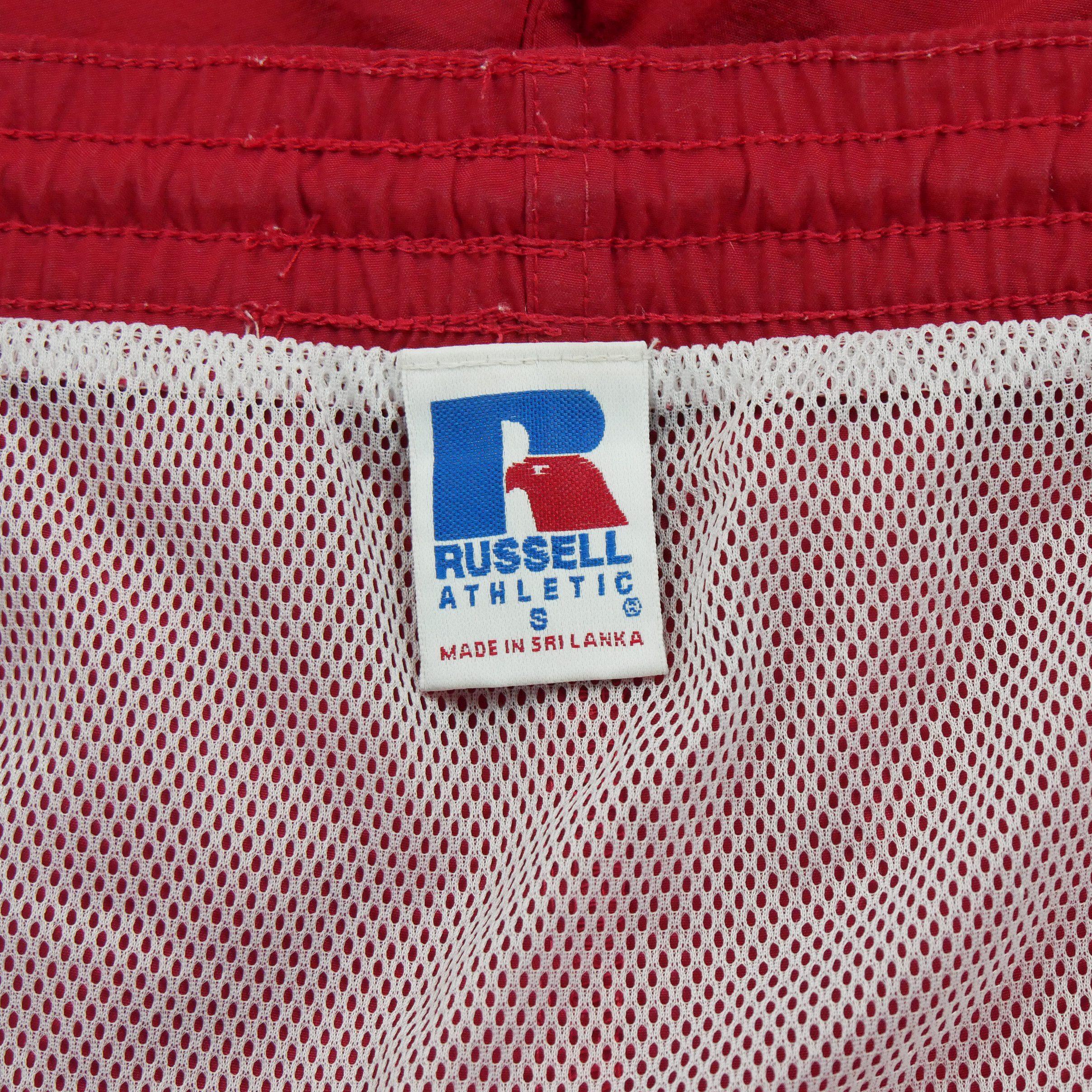 Segunda Vida - Bermudas de natação masculinas vermelhas Vintage Y2K - Como novo 5/5