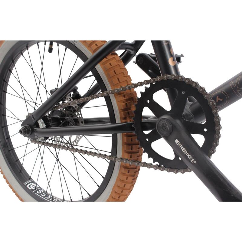 Rower BMX alu BLACK JACK DISC AL czarny 20 cali 10 kg