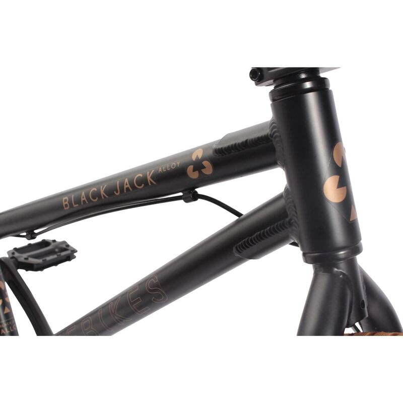 Rower BMX alu BLACK JACK DISC AL czarny 20 cali 10 kg
