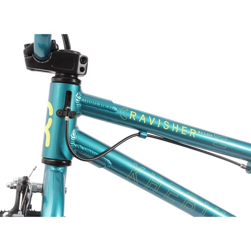 Bicicletă BMX aluminiu copii RAVISHER LL turcoaz 18 inch 8,6kg