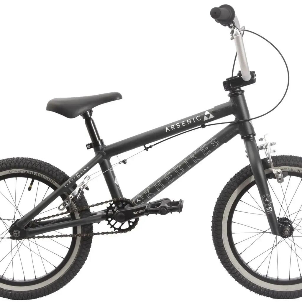 BMX bike aluminium kids KHE ARSENIC LL black 16 inch 17.4 lbs