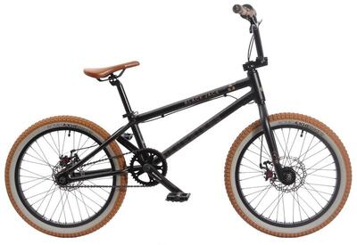 Bmx-fiets alu black jack disc al zwart 20 inch 10 kg