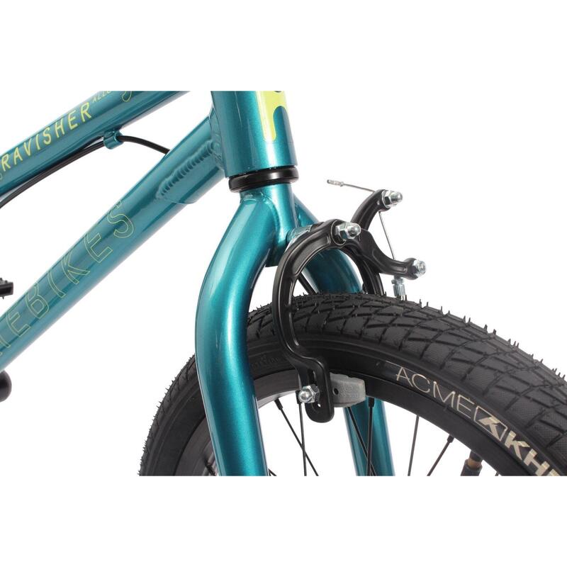 Bicicletă BMX aluminiu copii RAVISHER LL turcoaz 18 inch 8,6kg