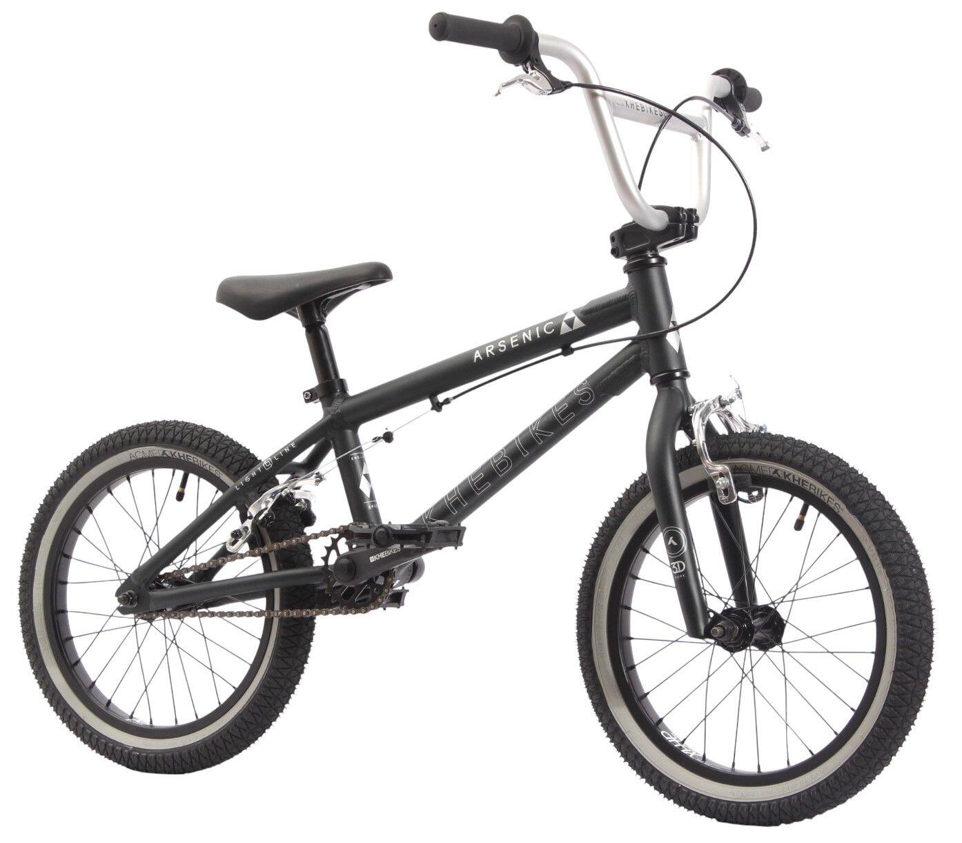 BMX fiets aluminium kind ARSENIC LL zwart 16 inch 7,9kg KHEBIKES