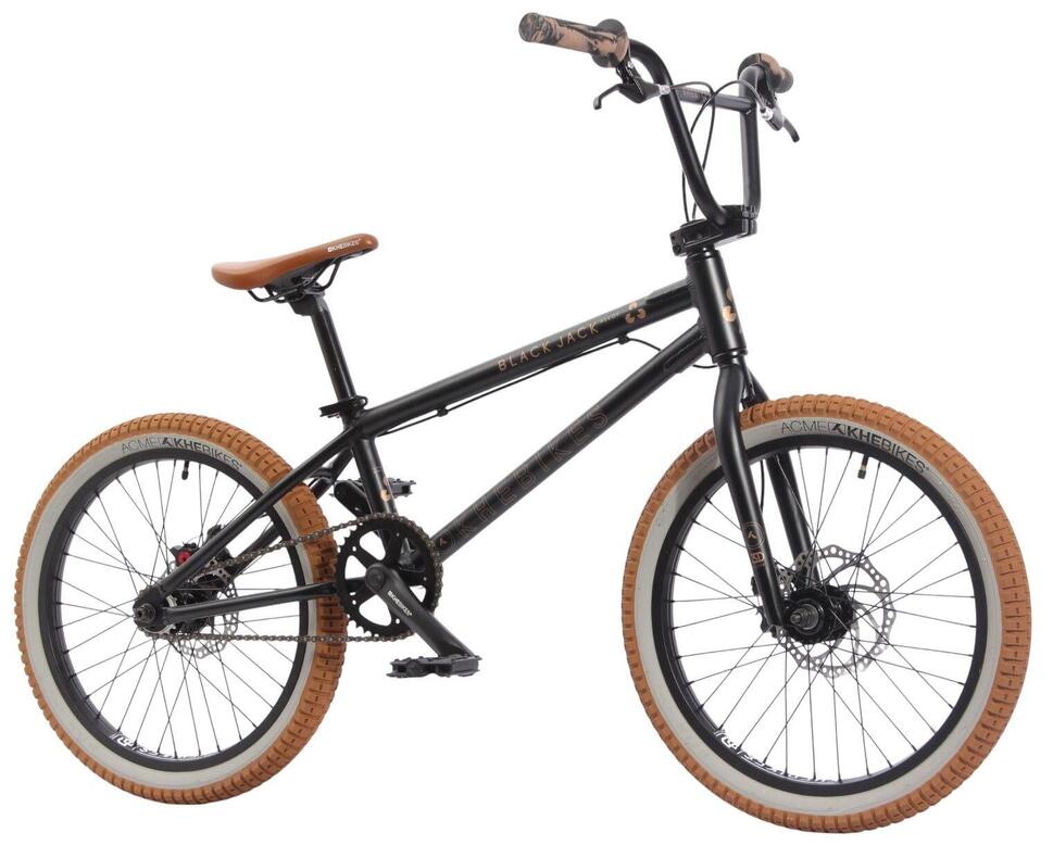 Rower BMX alu BLACK JACK DISC AL czarny 20 cali 10 kg