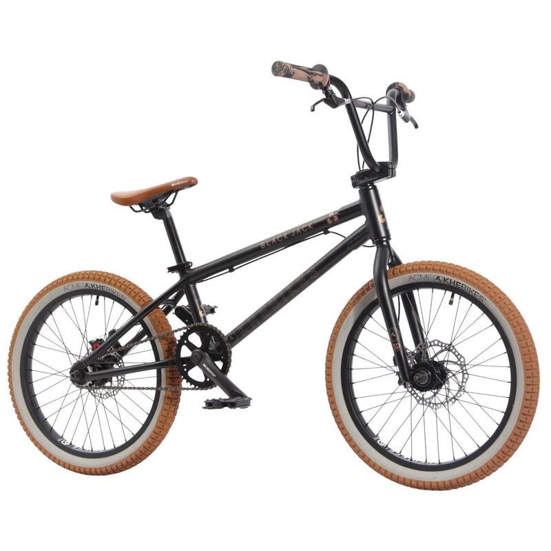 Rower BMX alu BLACK JACK DISC AL czarny 20 cali 10 kg