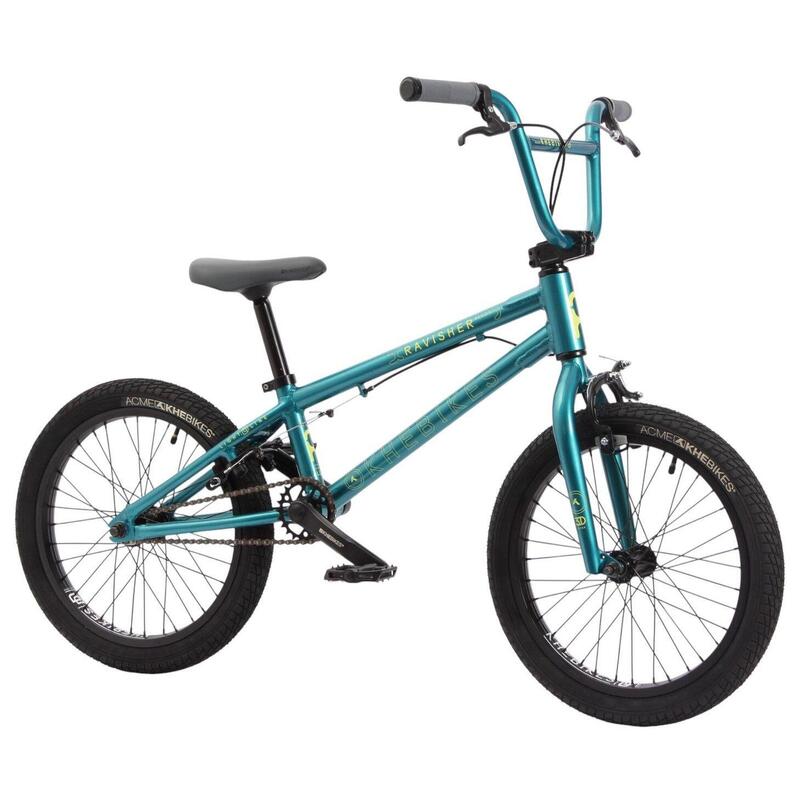 Bicicletă BMX aluminiu copii RAVISHER LL turcoaz 18 inch 8,6kg