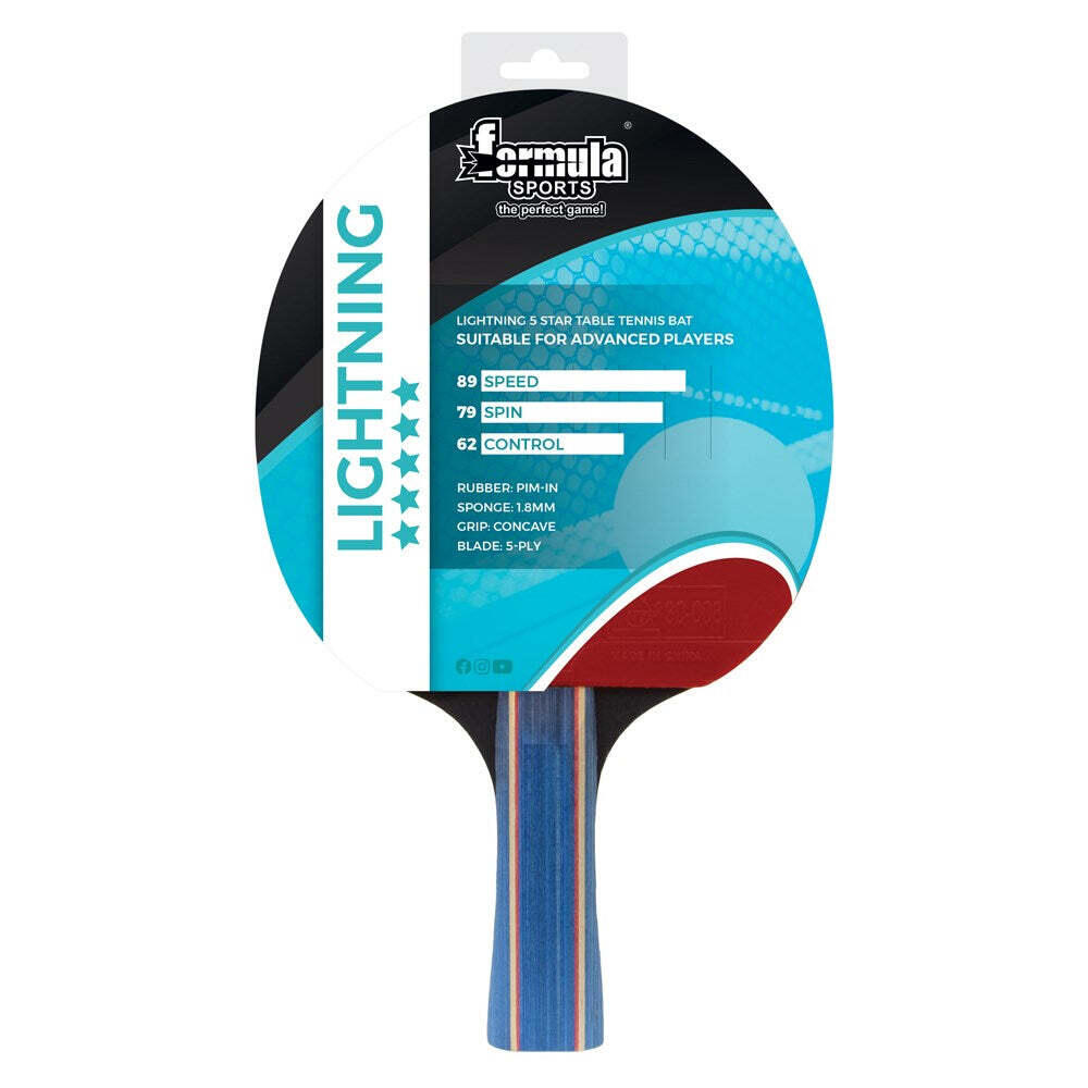 Formula Sports Lightning Table Tennis Bat 5 Star