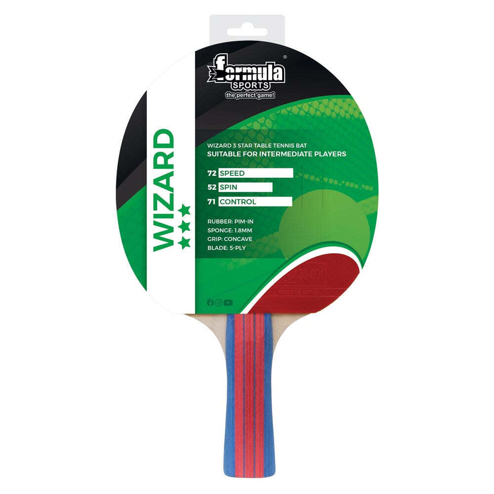 Formula Sports Wizard Table Tennis Bat 3 Star
