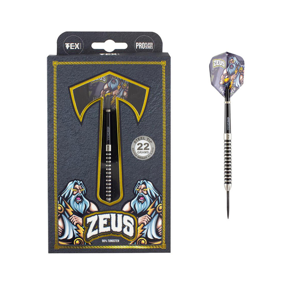 TEX Zeus 90% Tungsten Darts Barrel Shaft TEX Grip