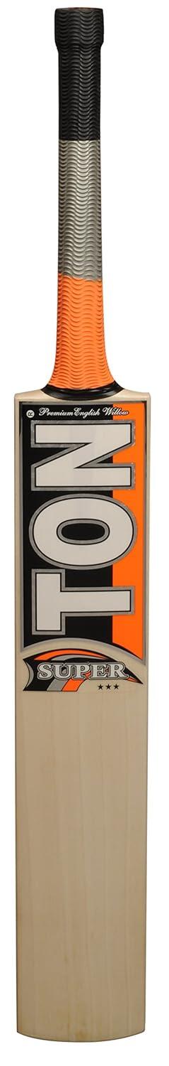 SS TON SS Ton Super Cricket bat aus englischer Weide – Beige