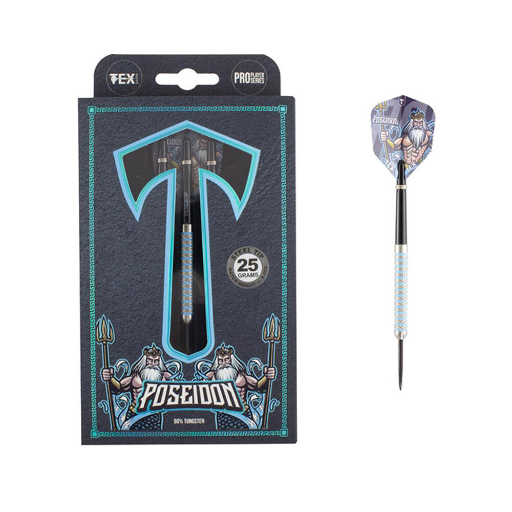 TEX Poseidon 90% Tungsten Darts Barrel Shaft TEX Grip