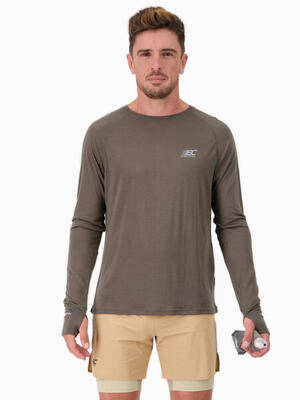 Thermisch t-shirt heren running thermo long