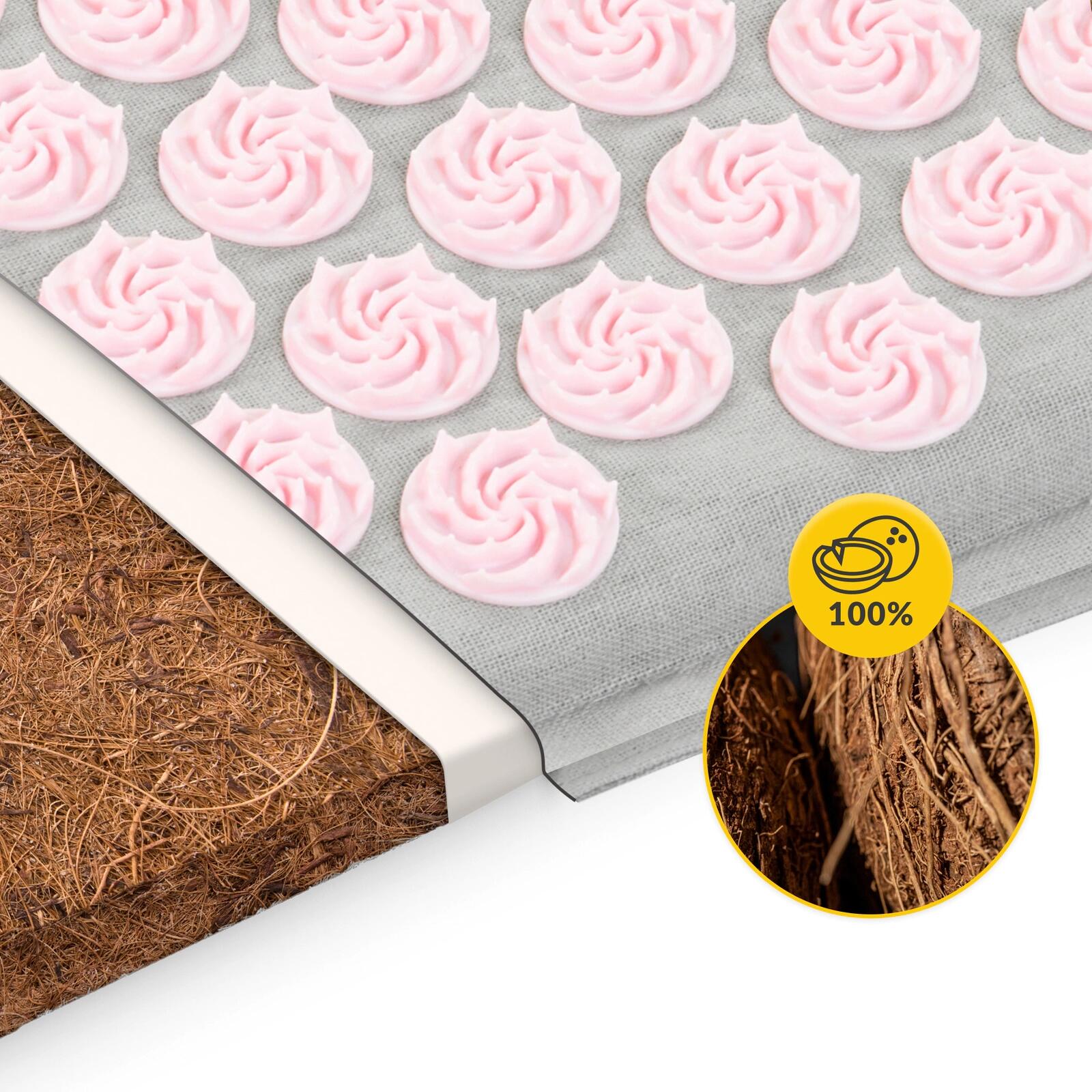 Große ECO AKUPRESSUR-MATTE mit Kissen 110 x 42 cm 4FIZJO 4/7