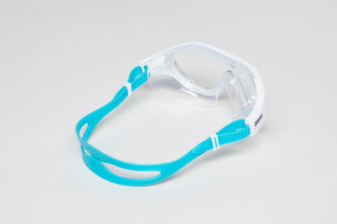Óculos de proteção Arena Junior The One Mask - Transparente/Branco/Azul Claro 4/7