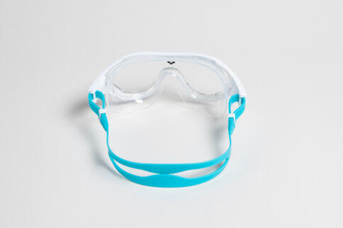 Óculos de proteção Arena Junior The One Mask - Transparente/Branco/Azul Claro 5/7