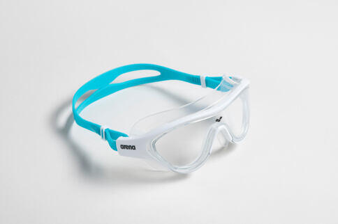 Óculos de proteção Arena Junior The One Mask - Transparente/Branco/Azul Claro 3/7