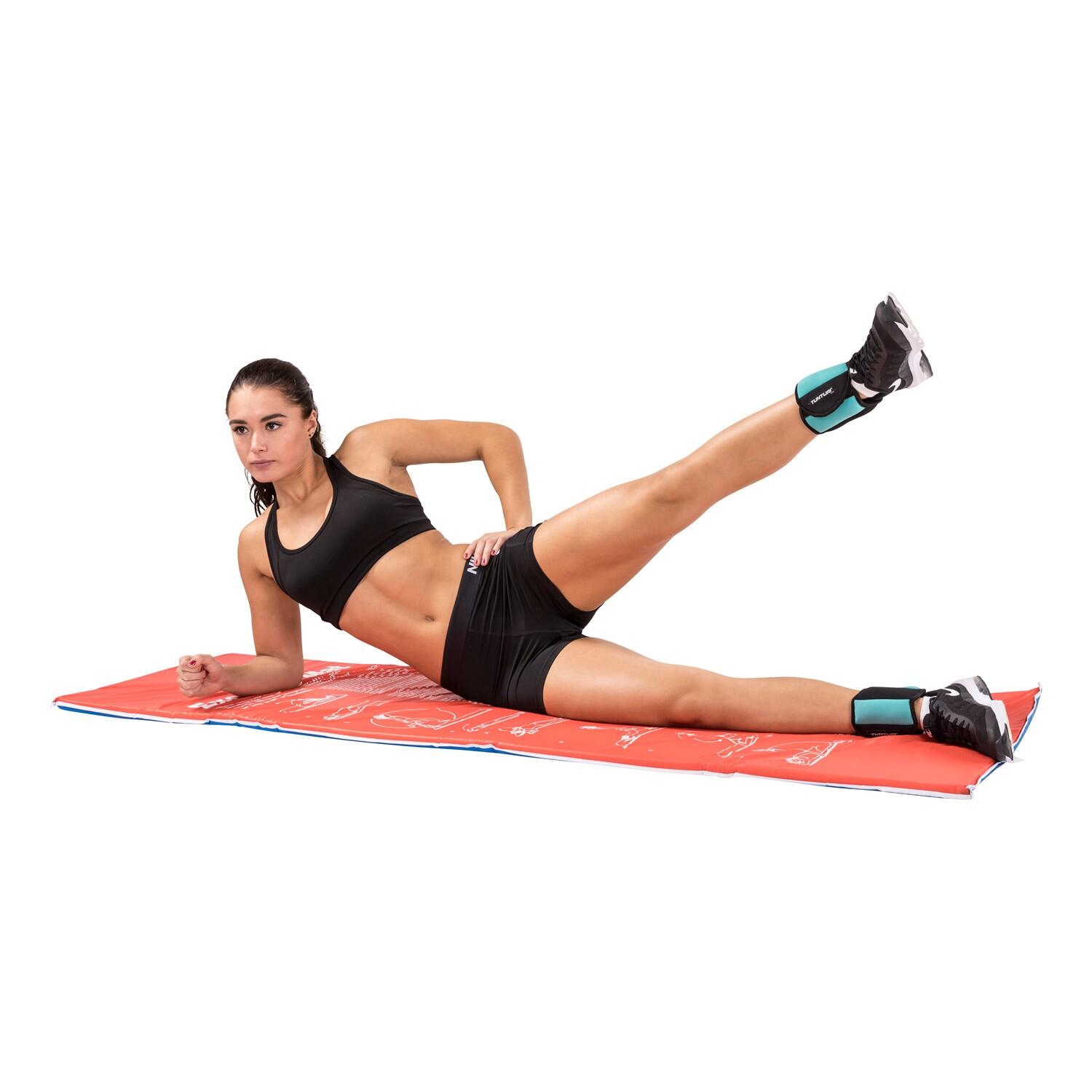 Manguitos para brazos y piernas 0,75 kg, juego de 2, negro 2/3