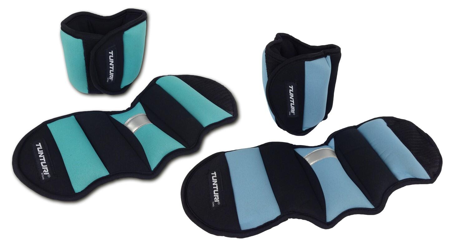 Manguitos para brazos y piernas 0,75 kg, juego de 2, negro 3/3