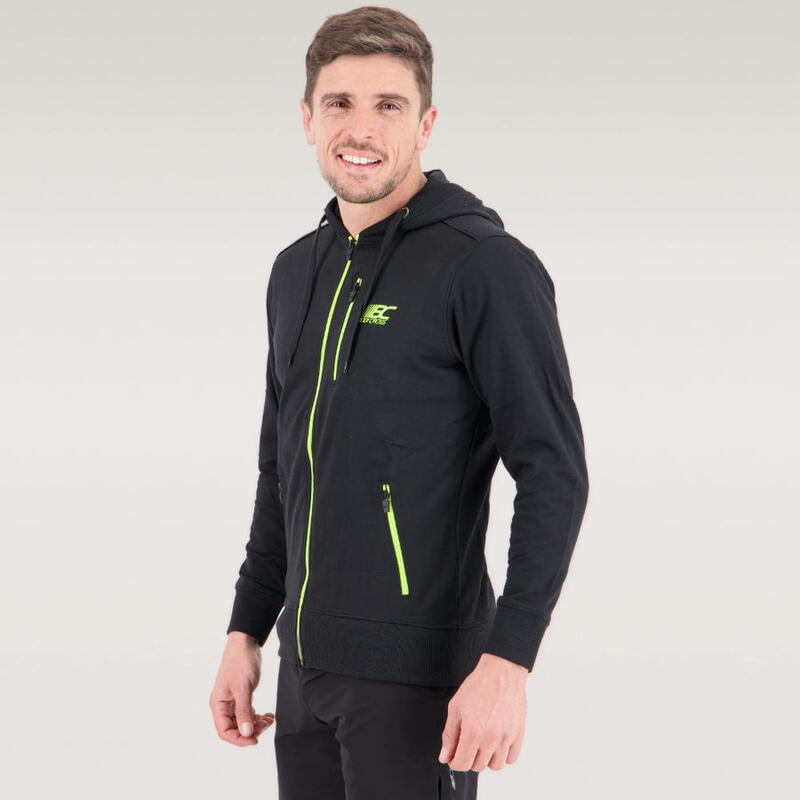 Veste à capuche homme en coton