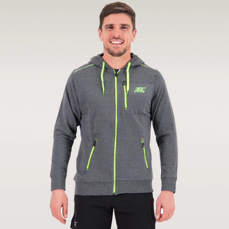 Veste à capuche homme en coton