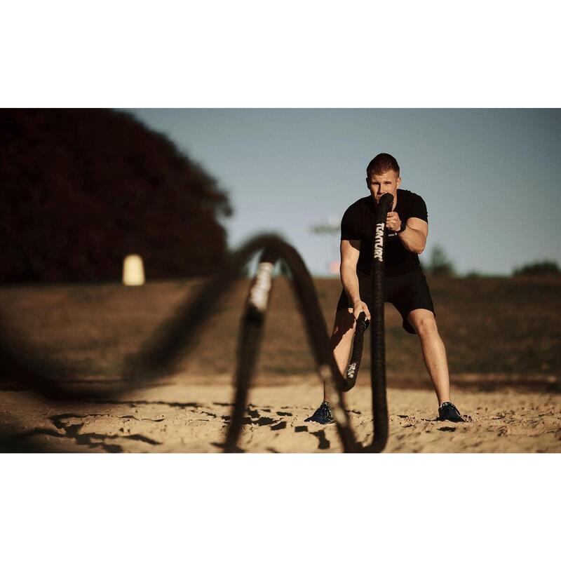 Posilovací lano Battle Rope TUNTURI Pro v obalu 10 m