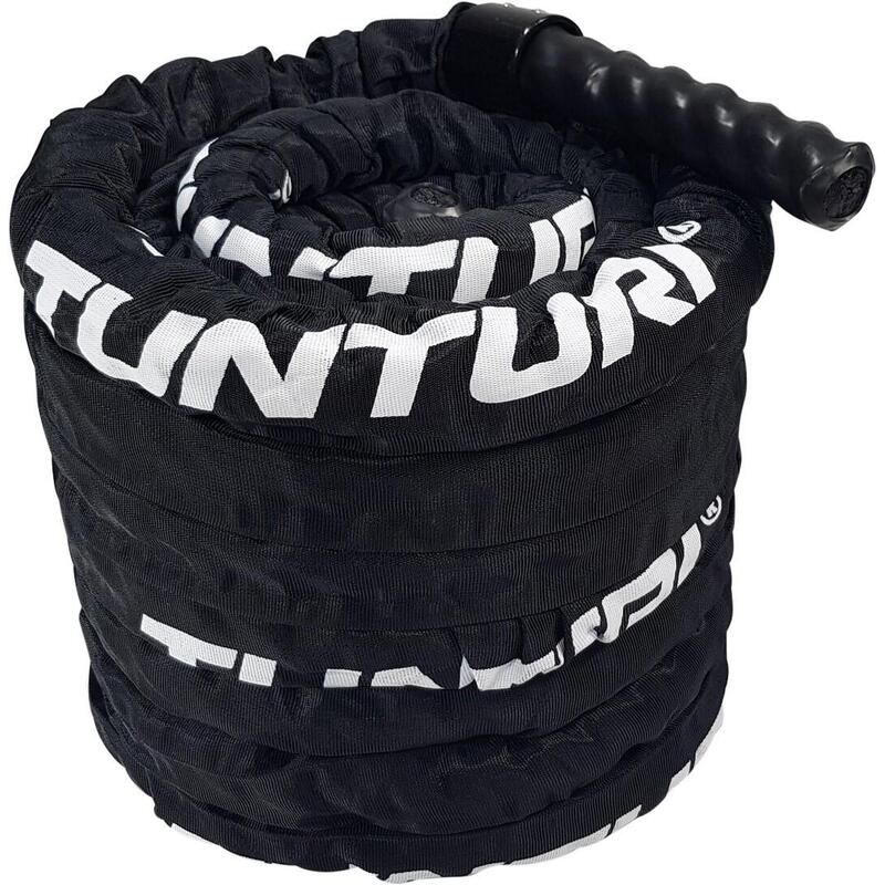 Posilovací lano Battle Rope TUNTURI Pro v obalu 10 m
