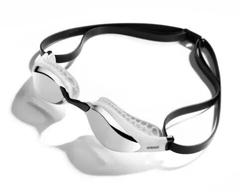 Okulary pływackie Arena AIR-SPEED MIRROR ONE SIZE SILVER-WHITE 2/6