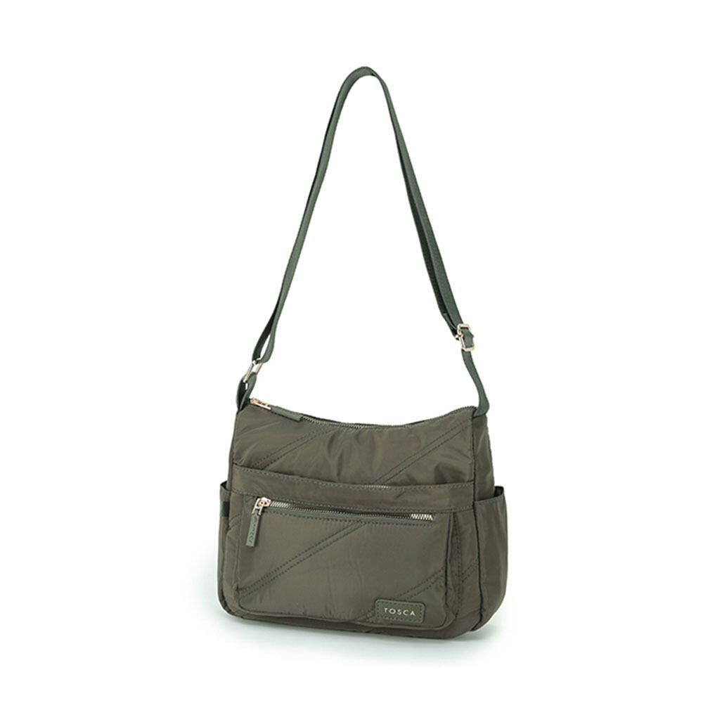 Tosca Vegan Shoulder Minimalist Crossbody Handbag Stitch