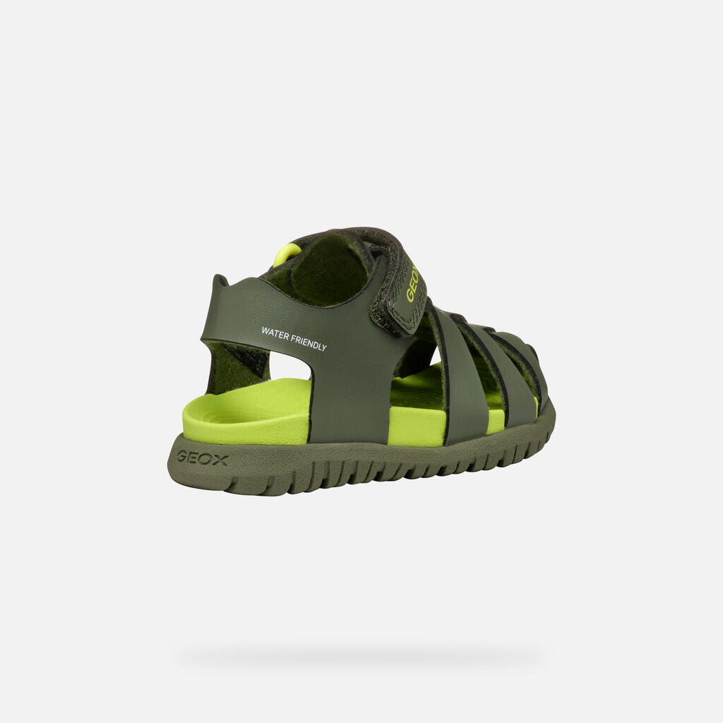 Sandalias Niño Geox B Sandal Fusbetto Bo Verde 6/7