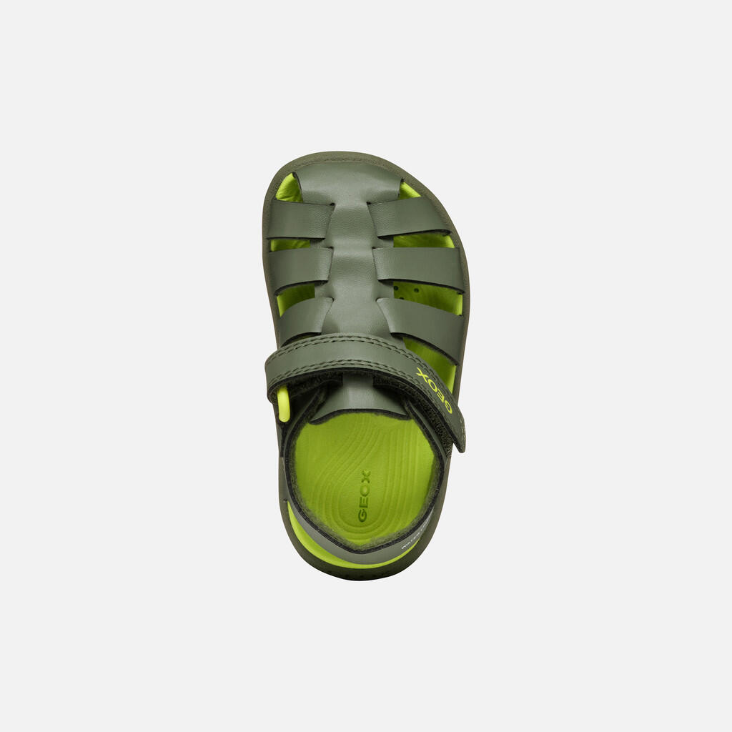Sandalias Niño Geox B Sandal Fusbetto Bo Verde 7/7